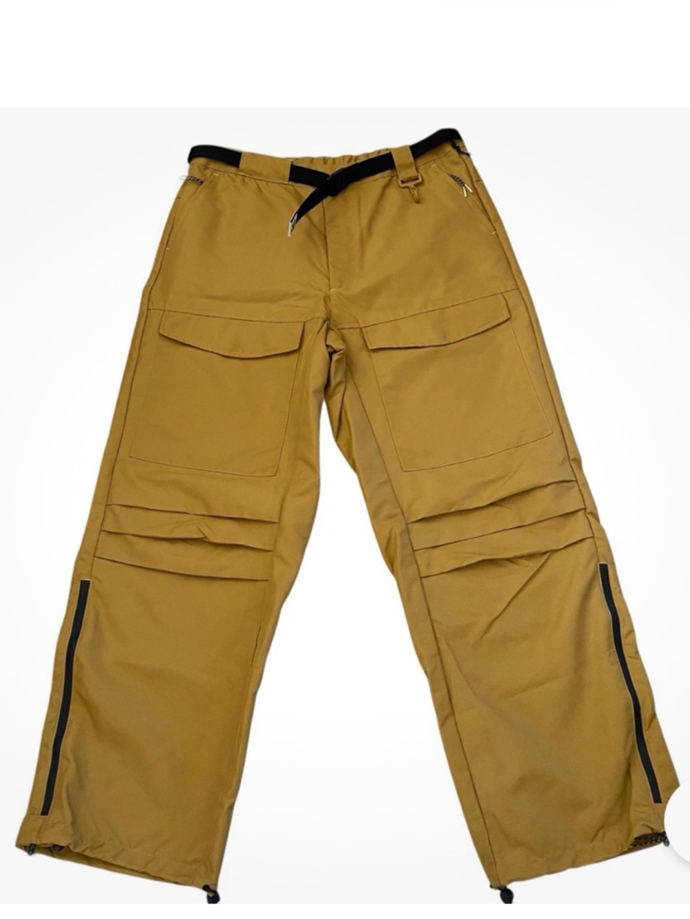 Reese Cooper Ochre Nylon Belted Cargo Pants - Men